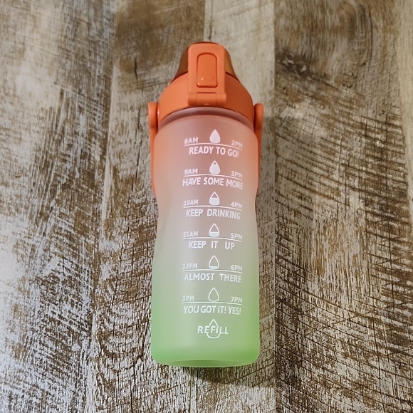 Paser Other - Gradient Water Bottle with Motivational Time Markers